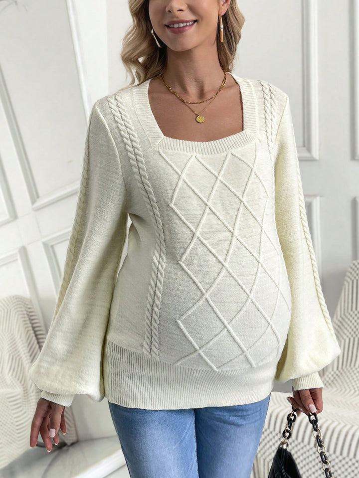 Pulover SHEIN, crem