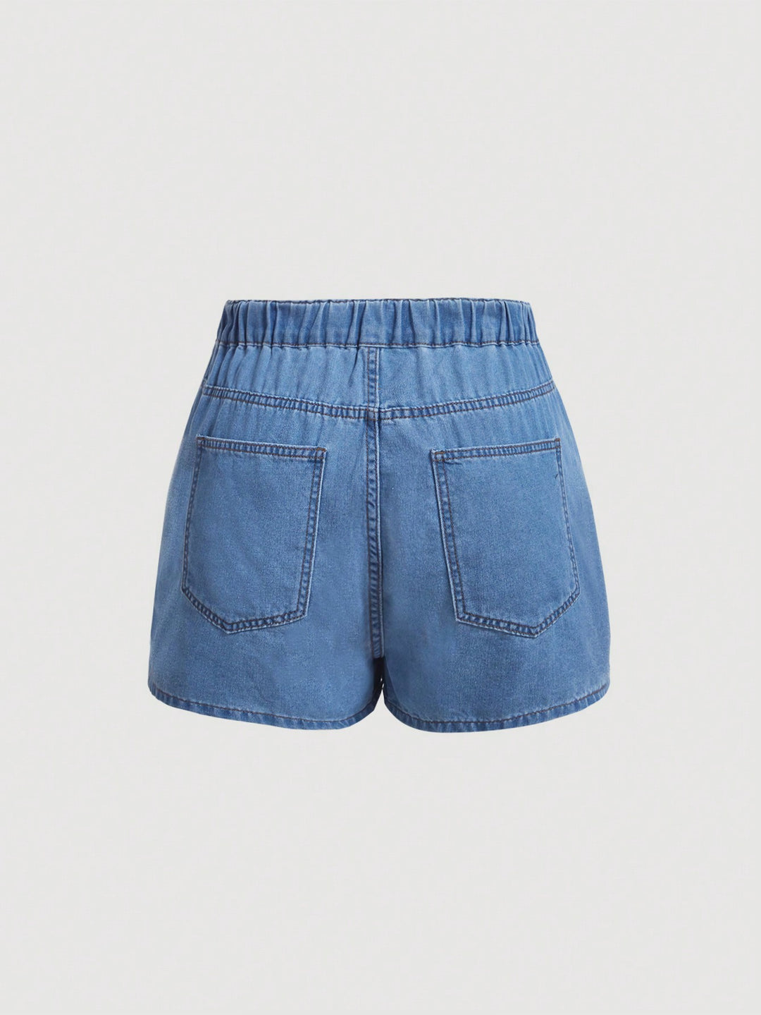 Pantaloni scurți SHEIN, albastru
