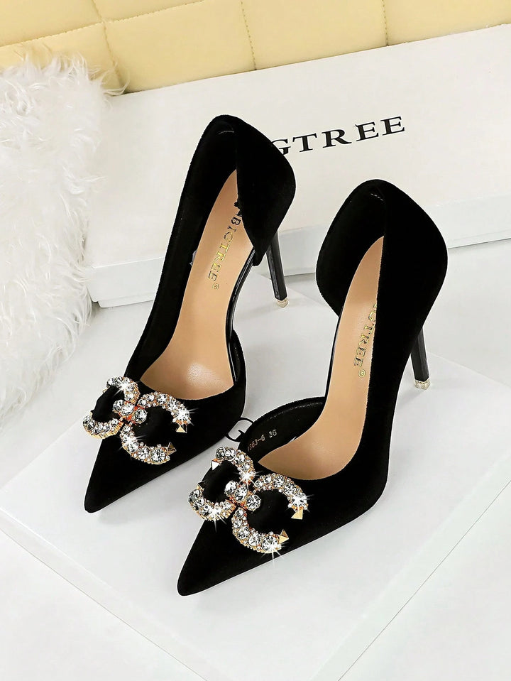 Pantofi cu toc SHEIN, negru