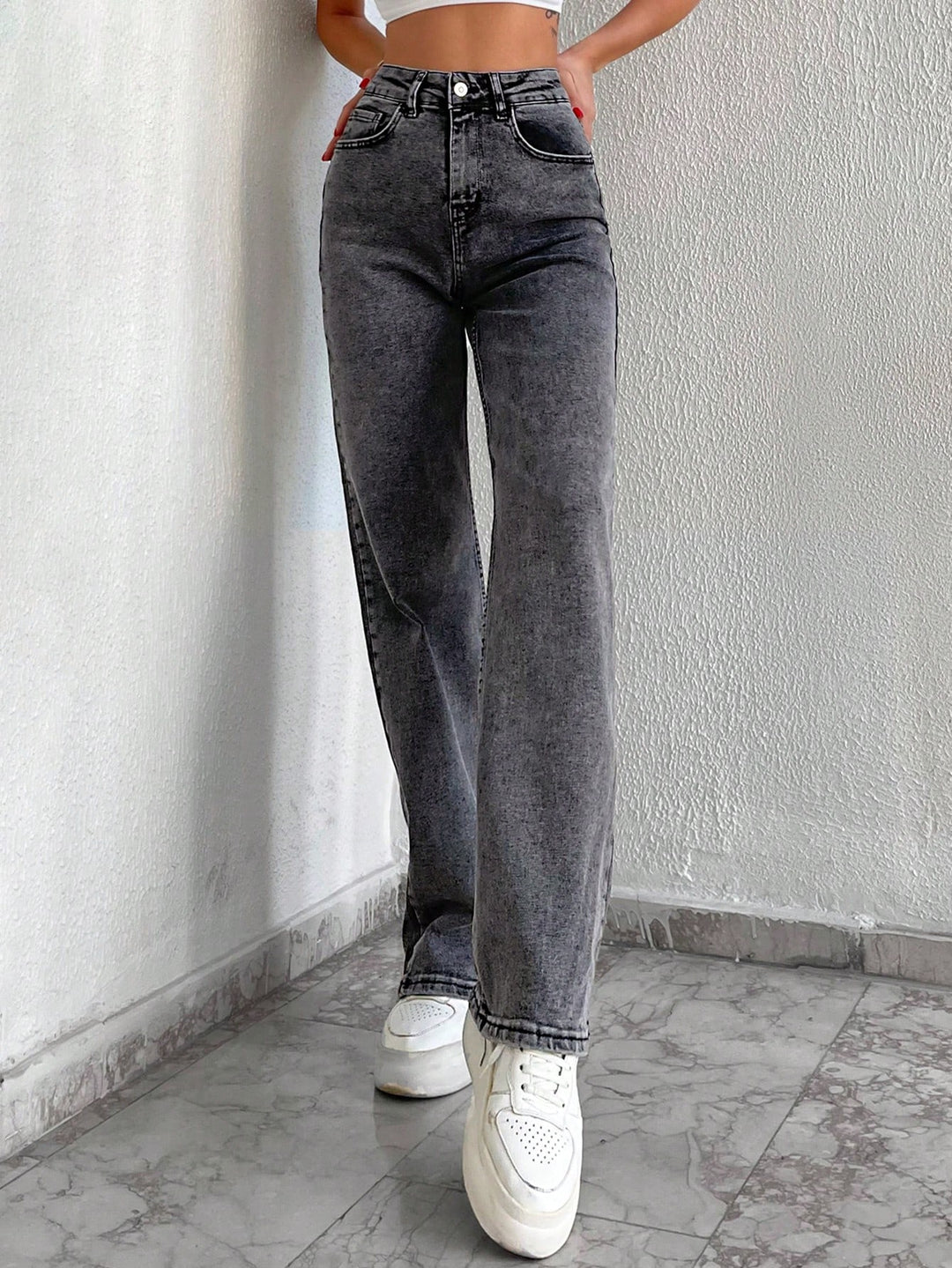 Jeans SHEIN, gri