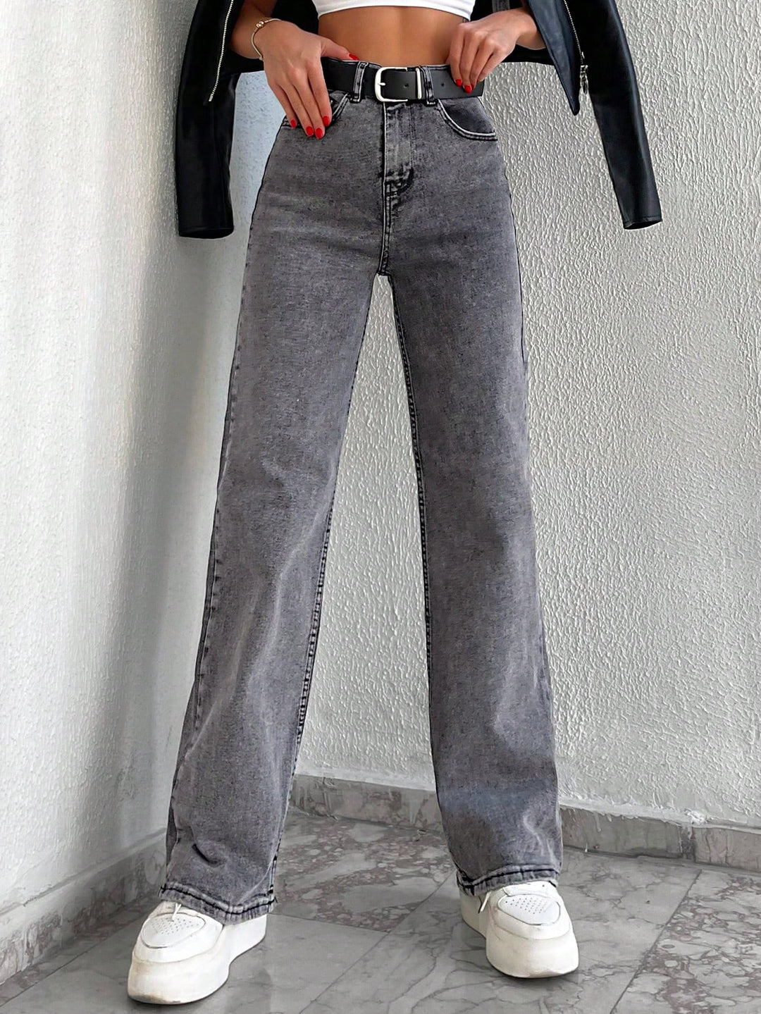 Jeans SHEIN, gri
