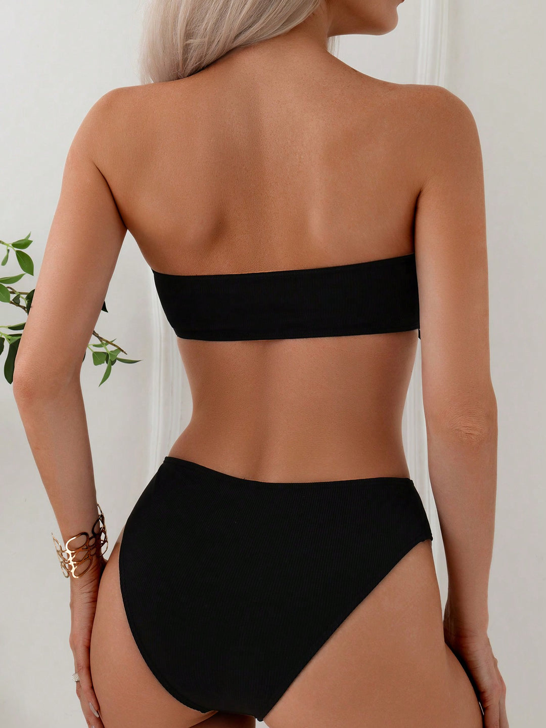 Set bikini SHEIN, negru