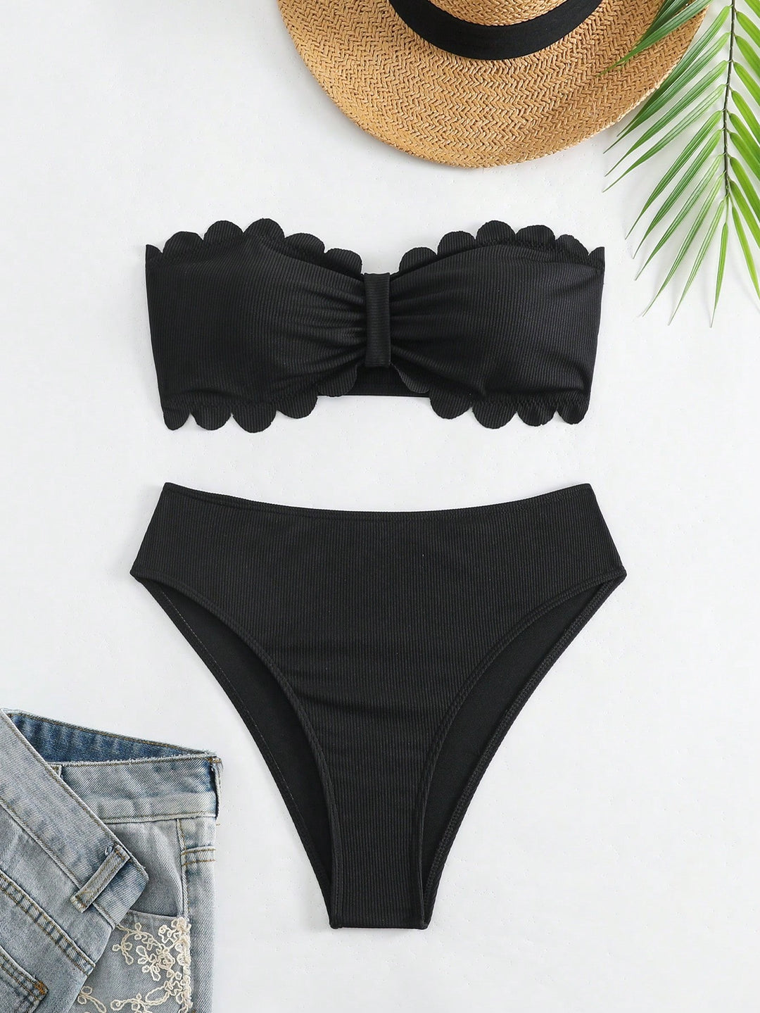 Set bikini SHEIN, negru