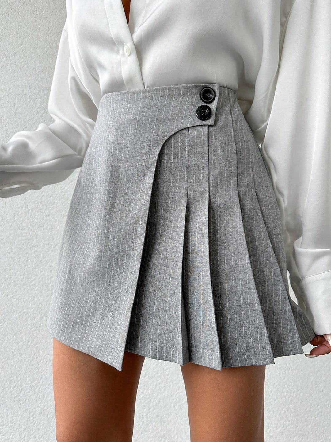 SHEIN miniszoknya, szürke