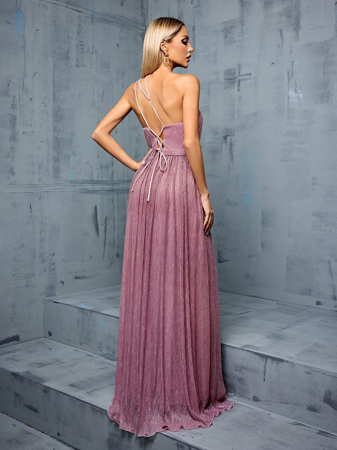 Rochie maxi SHEIN, roz
