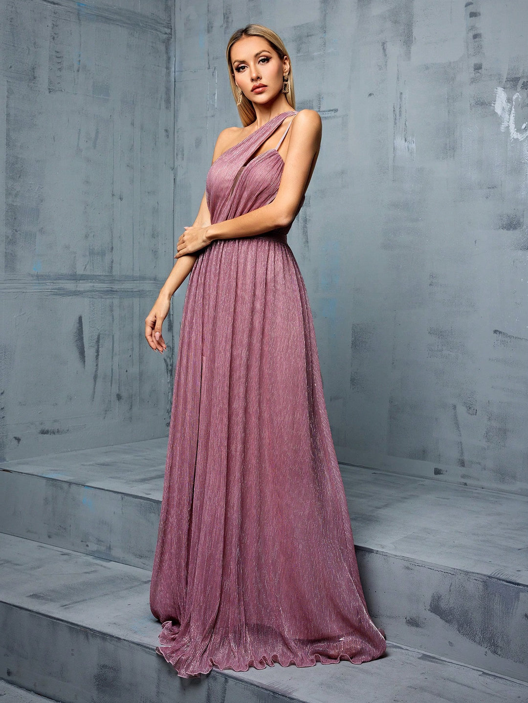 Rochie maxi SHEIN, roz