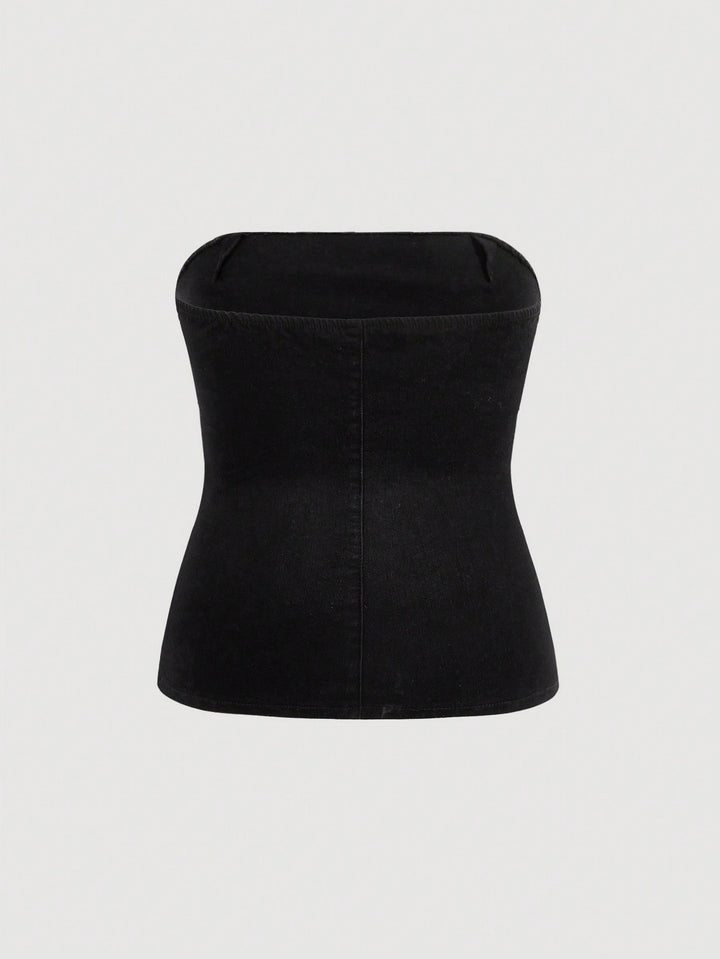 Top SHEIN, negru