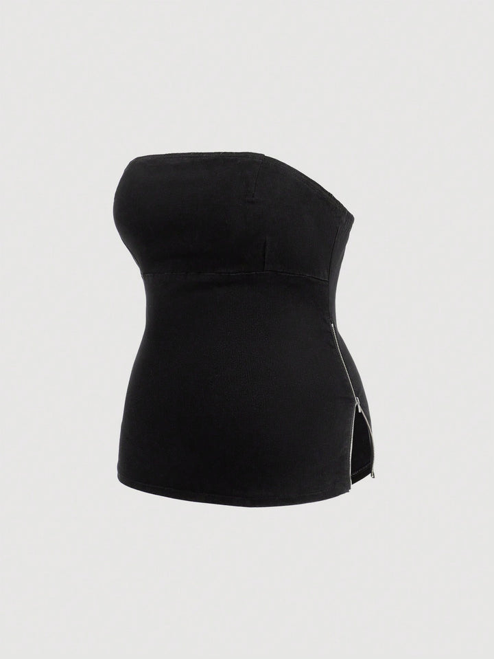 Top SHEIN, negru