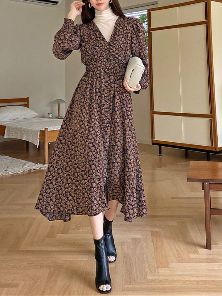 Rochie maxi SHEIN, mix culori