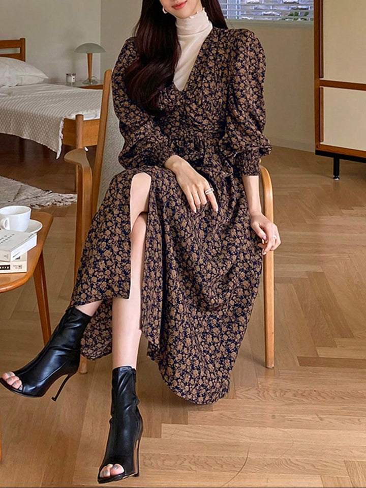 Rochie maxi SHEIN, mix culori