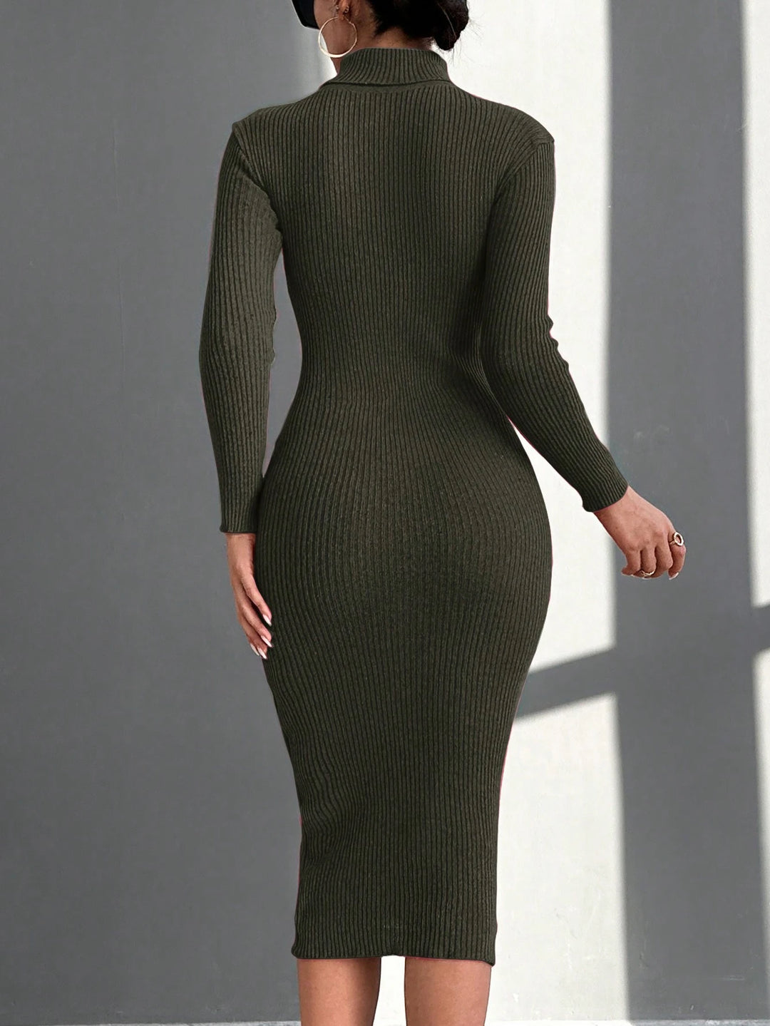 Rochie maxi SHEIN, verde