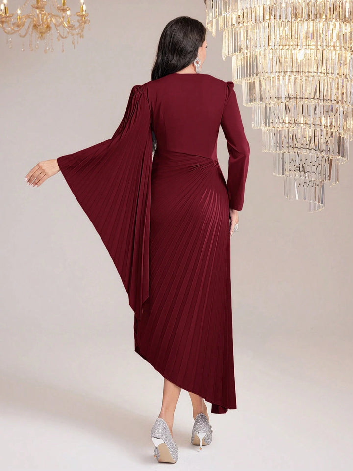 Rochie maxi SHEIN, vișiniu