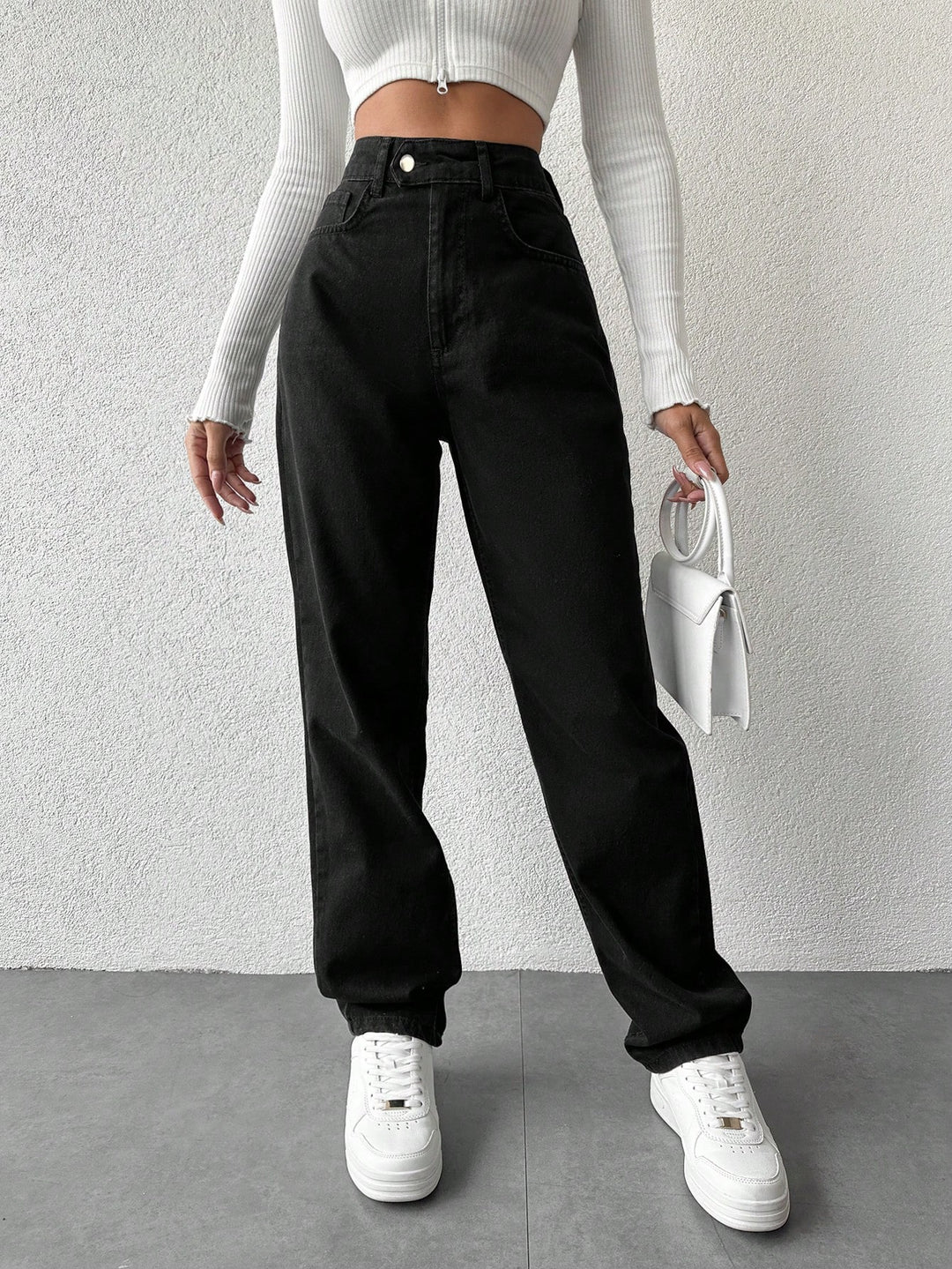 Jeans SHEIN, negru