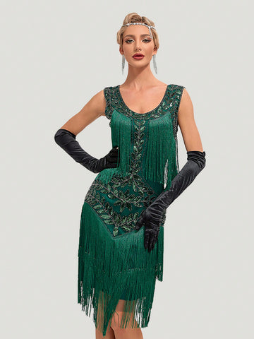 Rochie de ocazie SHEIN, verde