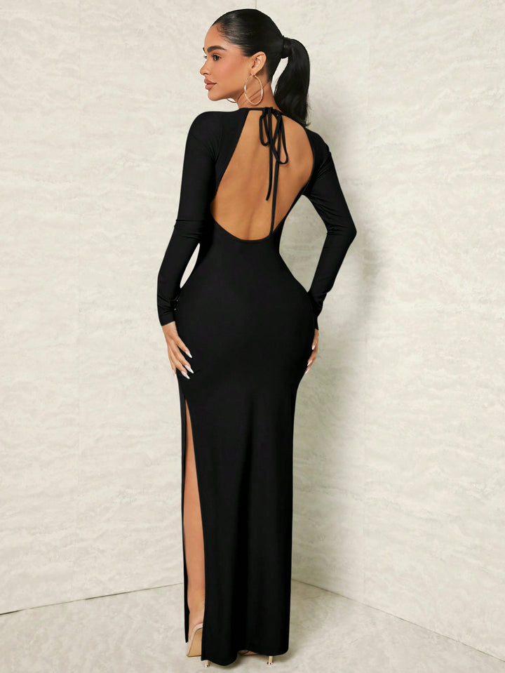 Rochie maxi SHEIN, negru