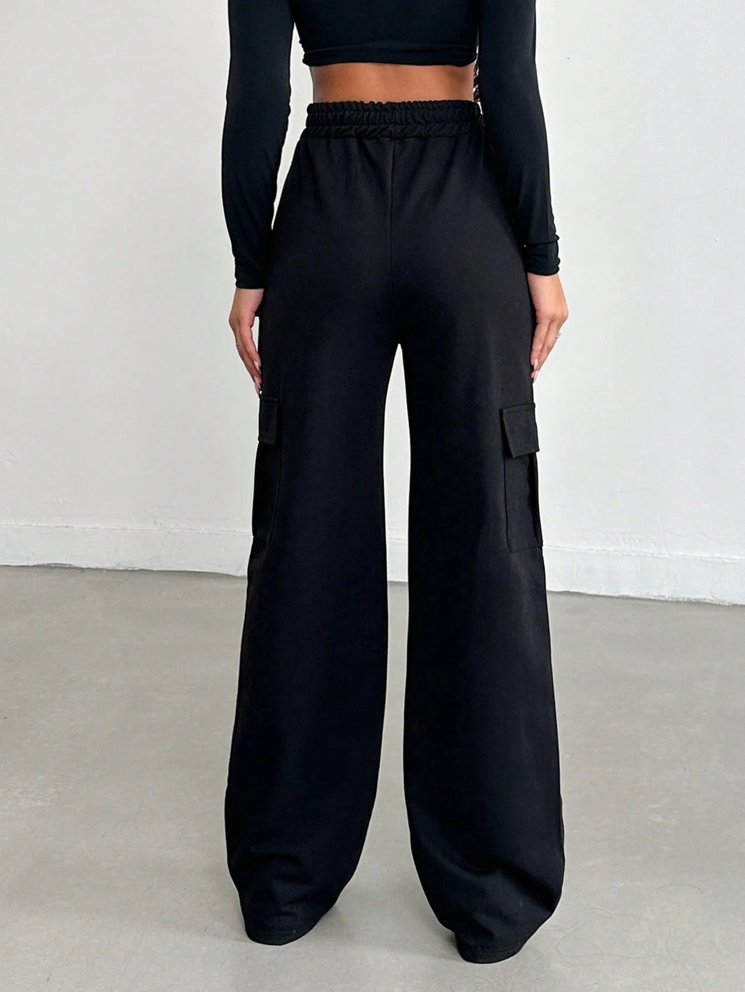 Pantaloni SHEIN, negru