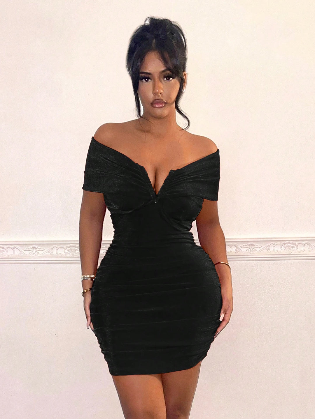 Rochie mini SHEIN, negru