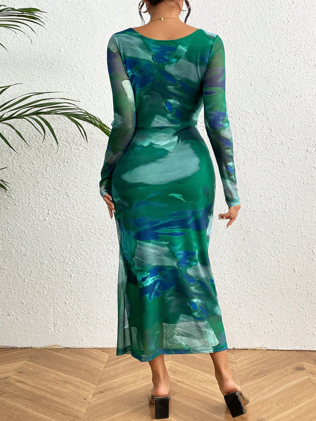 Rochie maxi SHEIN, mix culori