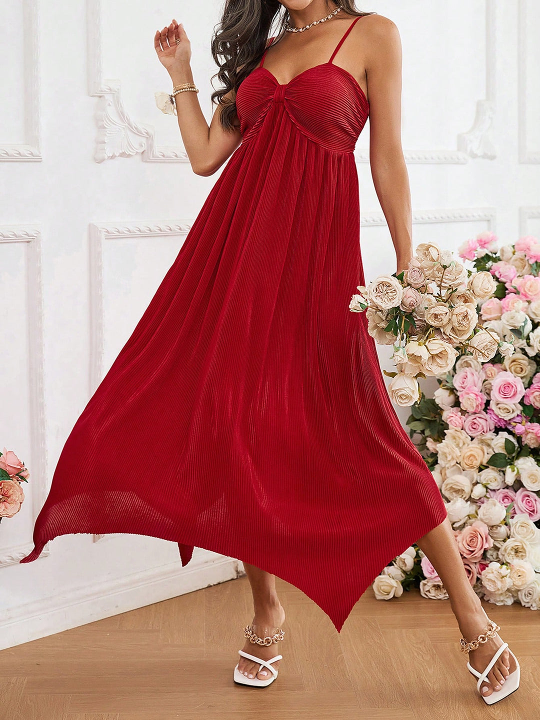 Rochie maxi SHEIN, roșu