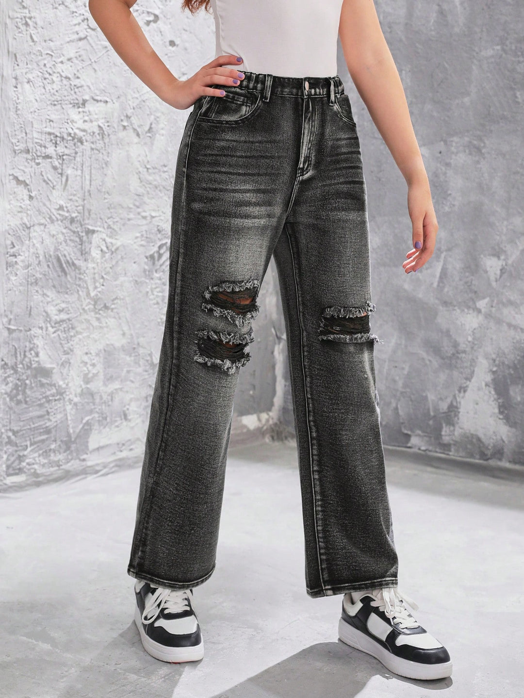 Jeans SHEIN, negru