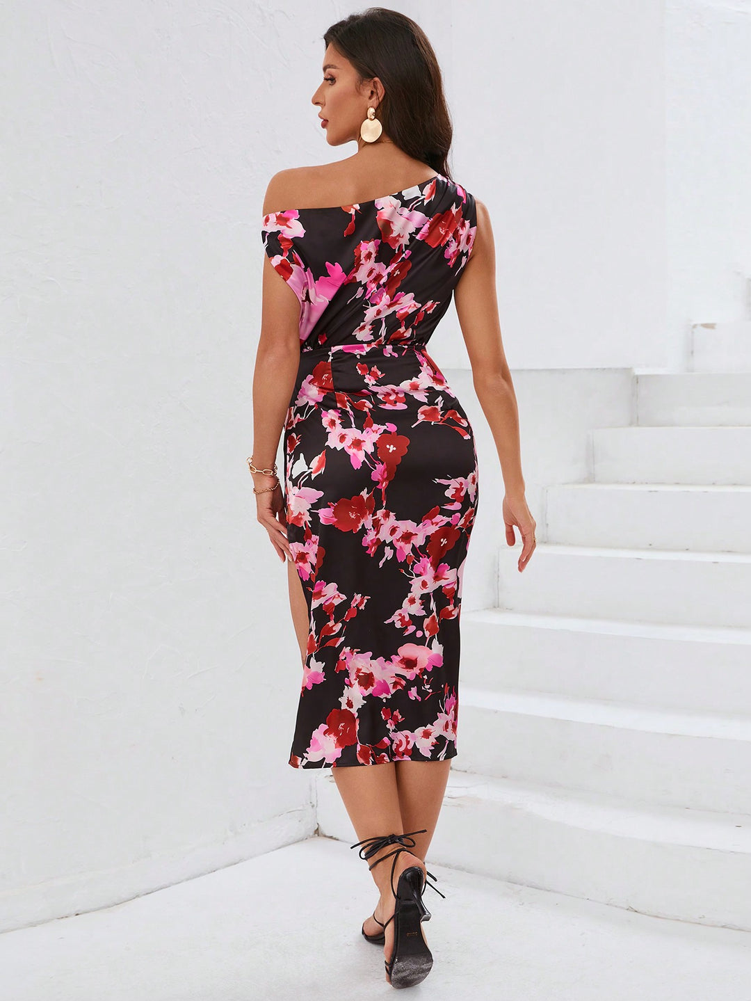 Rochie midi SHEIN, mix culori