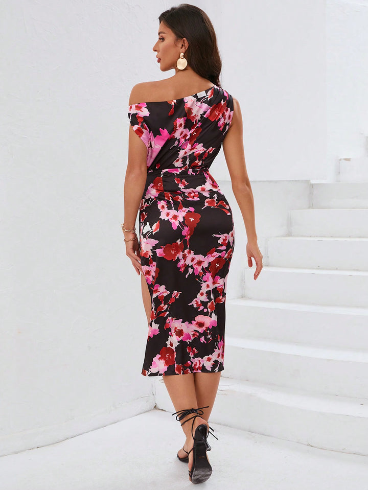 Rochie midi SHEIN, mix culori