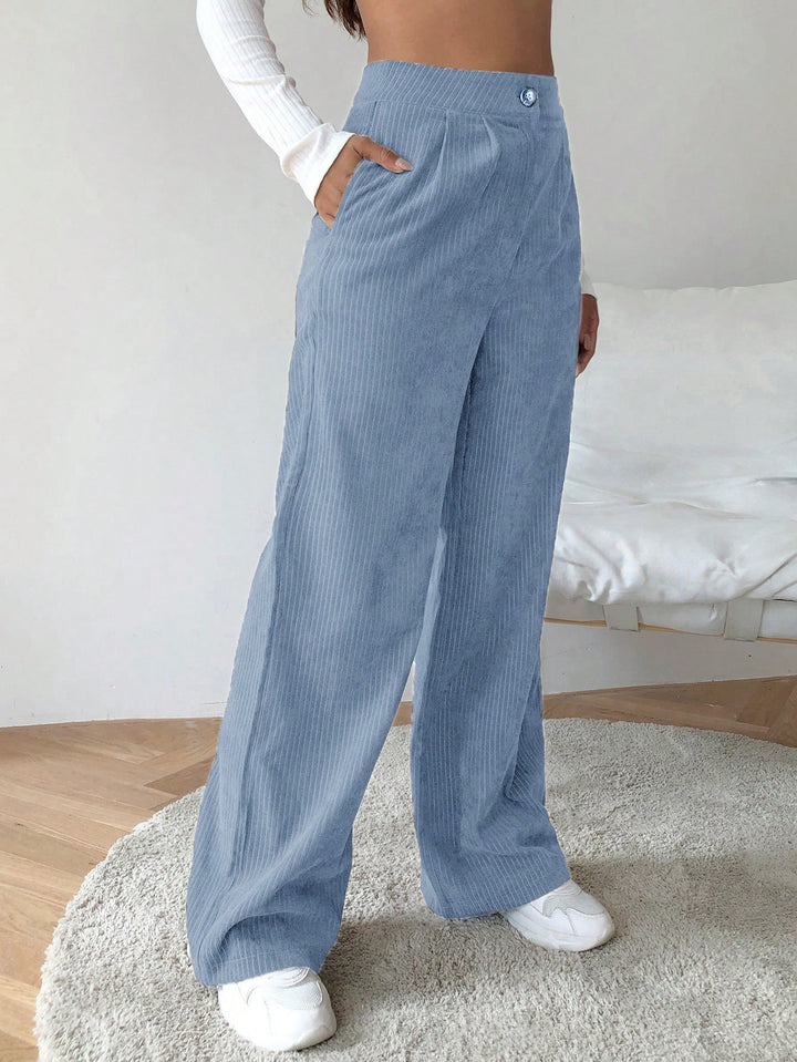 Pantaloni SHEIN, albastru