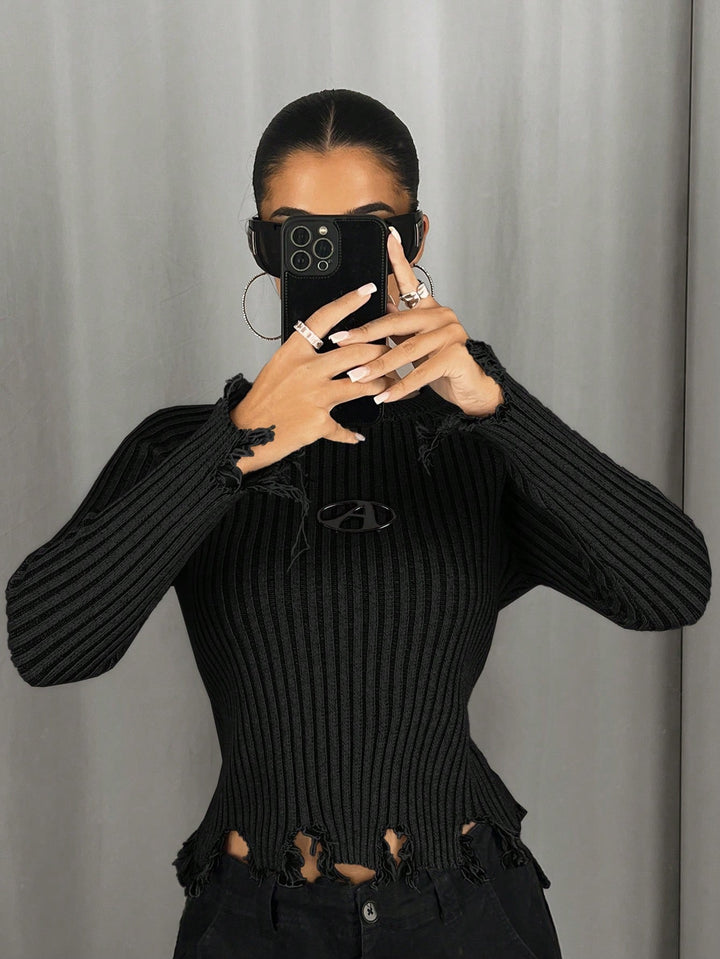 Pulover SHEIN, negru