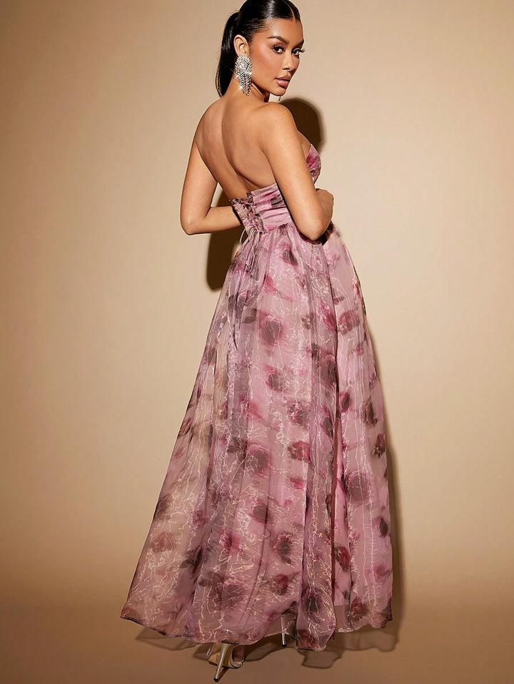 Rochie maxi SHEIN, mix culori