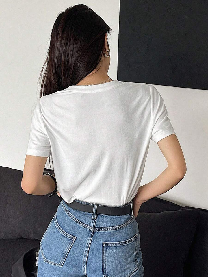 Tricou SHEIN, alb