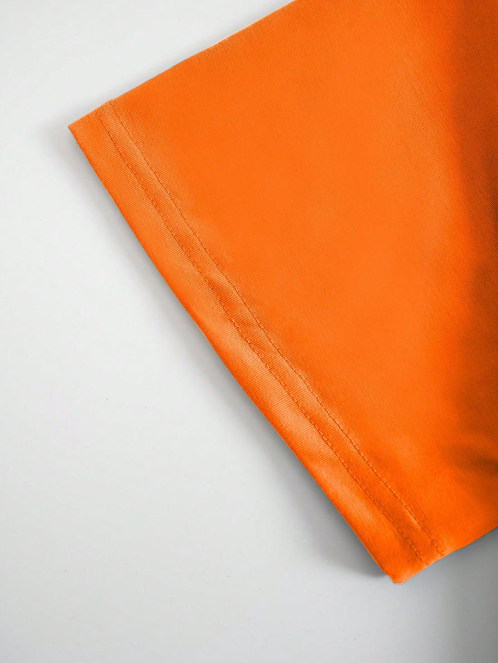 Tricou SHEIN, portocaliu