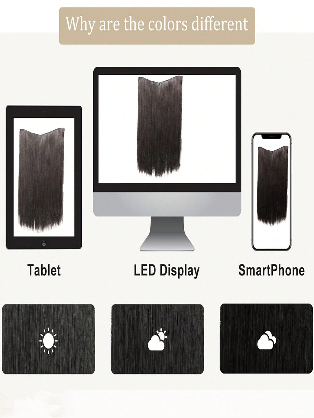 Extensie SHEIN, maro