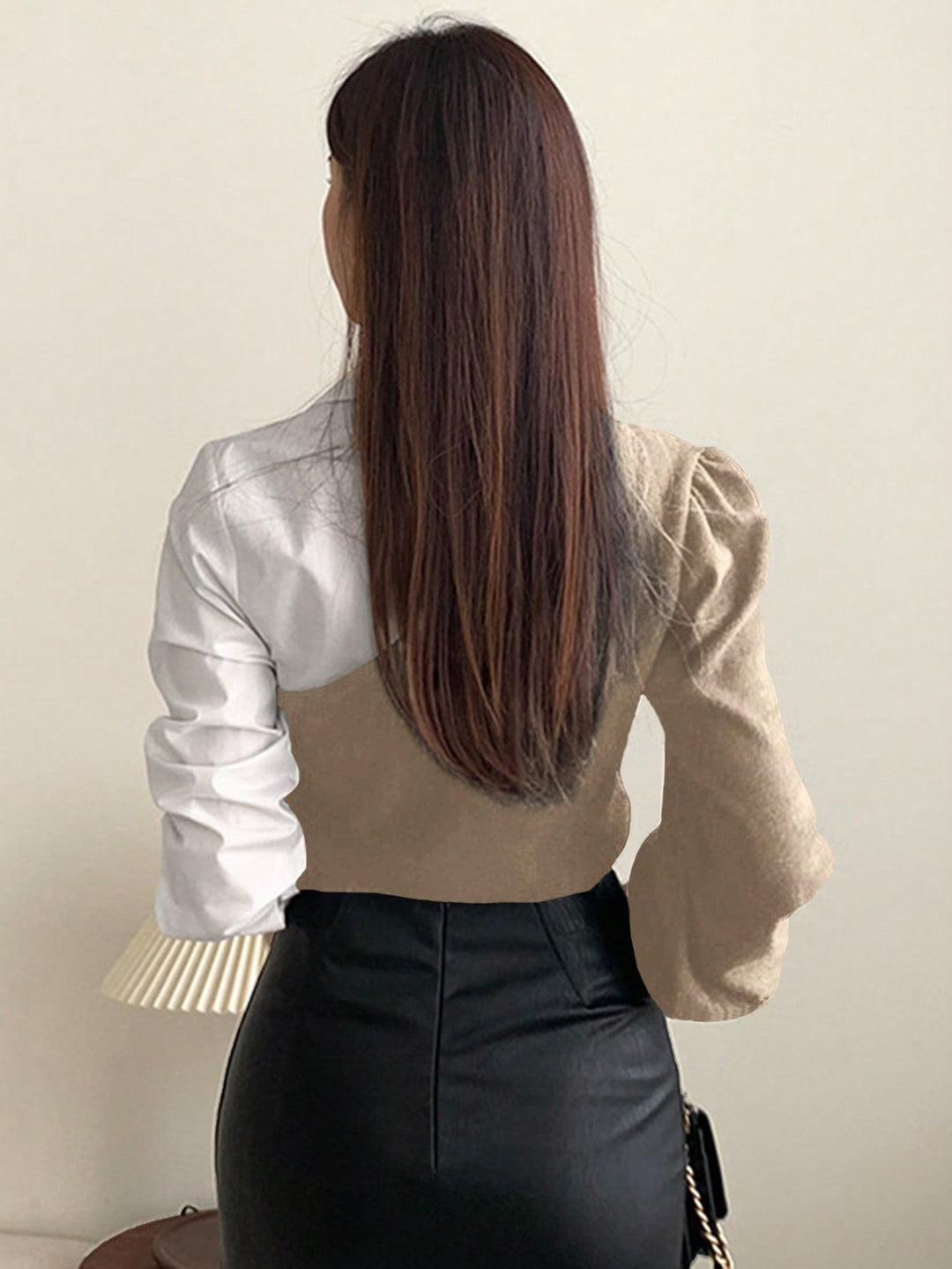 Top SHEIN, kaki