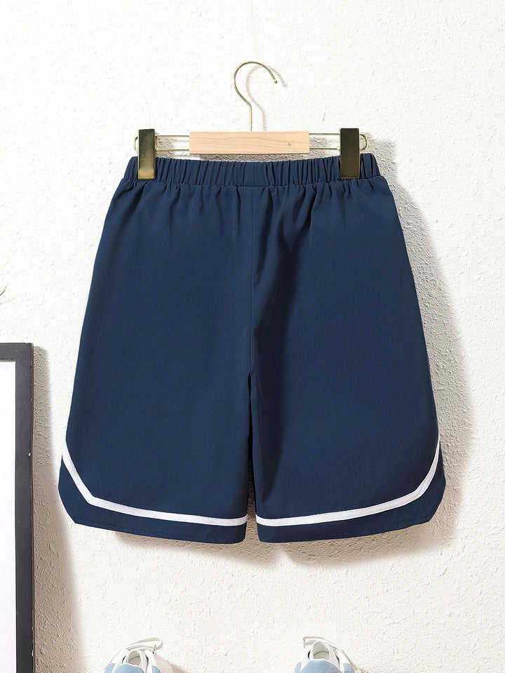 Pantaloni scurți SHEIN, albastru