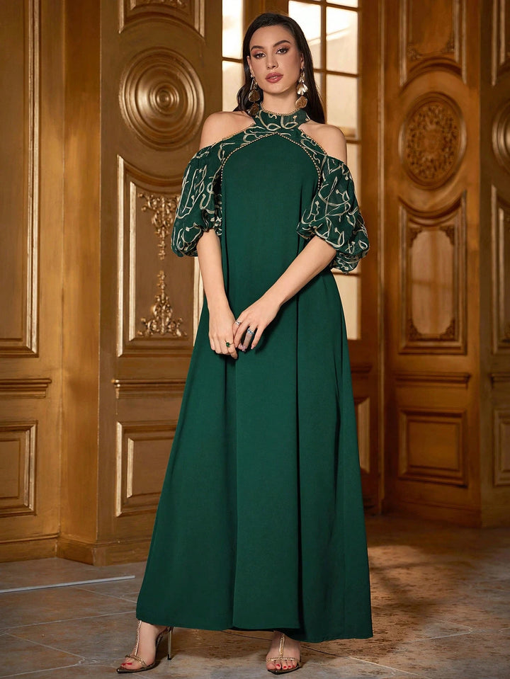 Rochie maxi SHEIN, verde