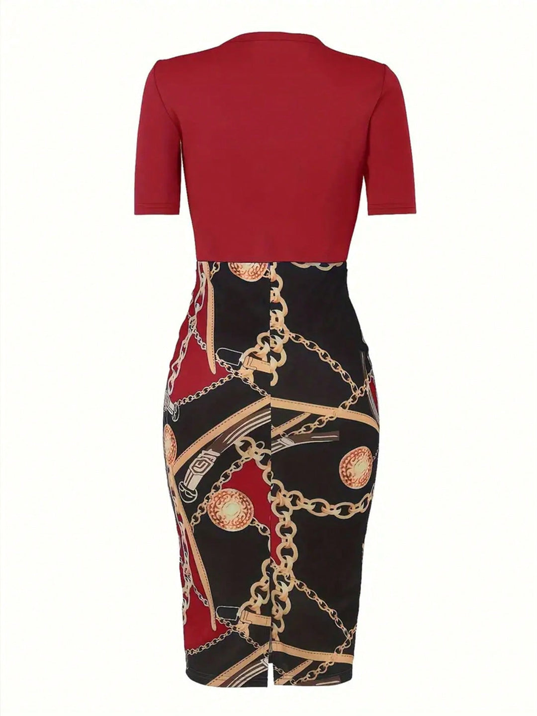 Rochie midi SHEIN, vișiniu