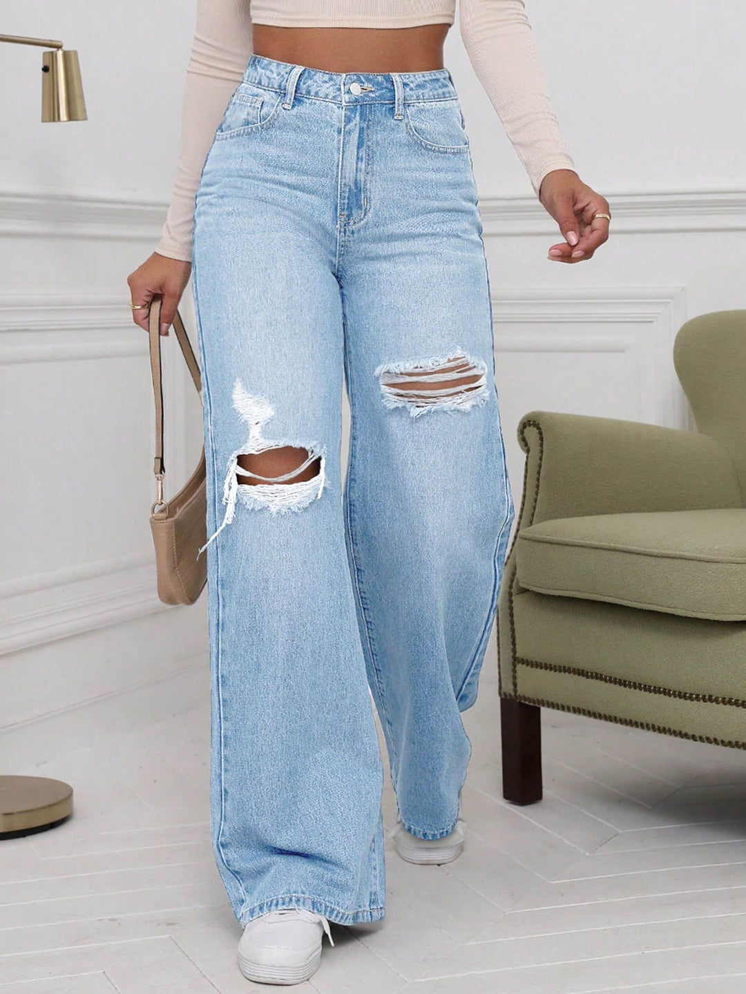Jeans SHEIN, albastru