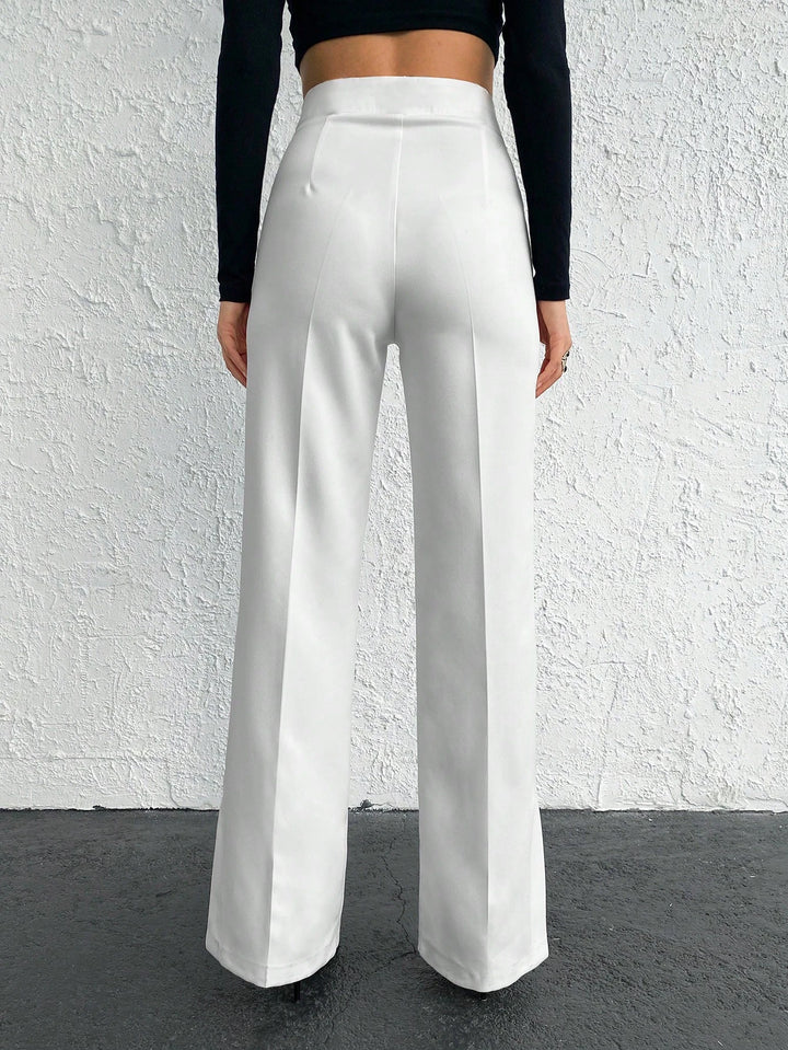 Pantaloni SHEIN, alb