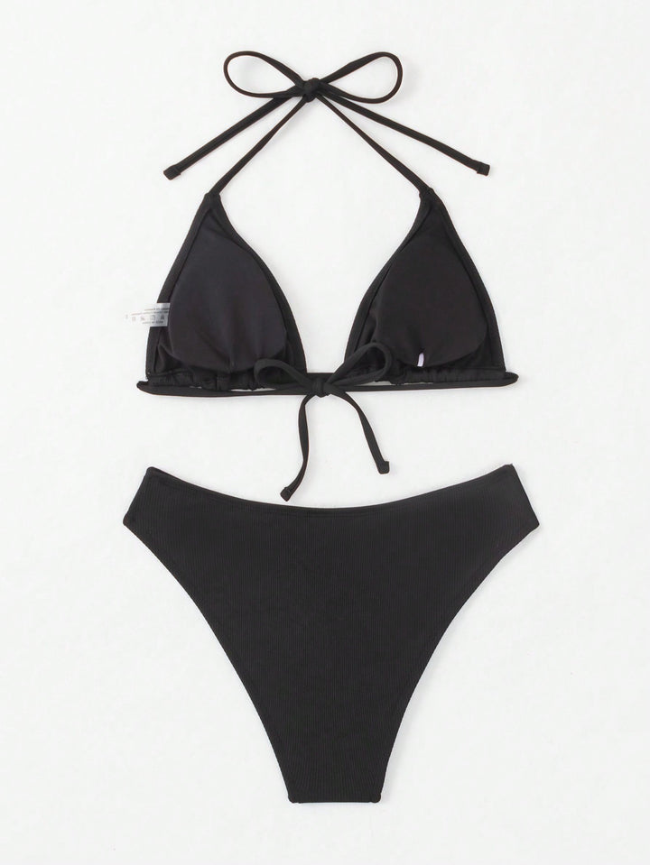 Set bikini SHEIN, negru