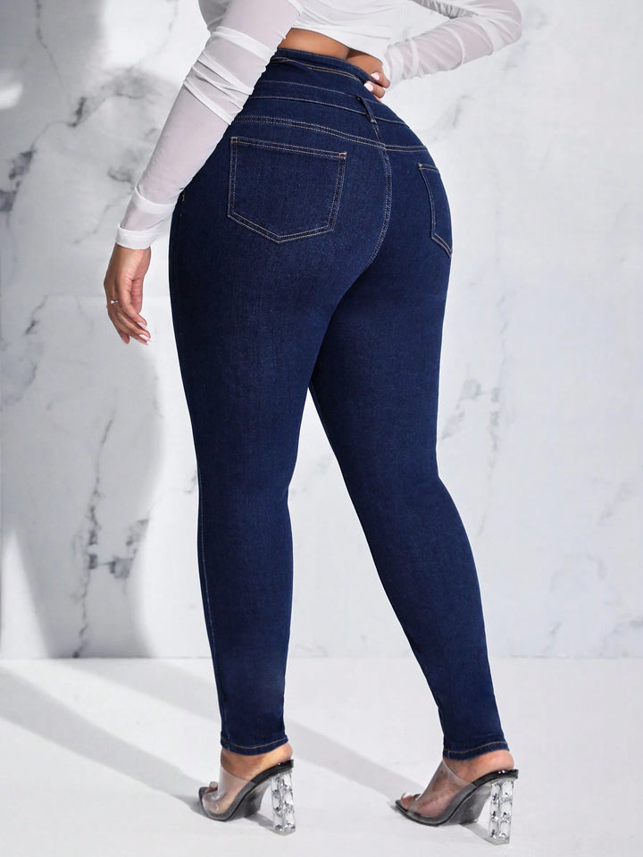 Jeans SHEIN, albastru