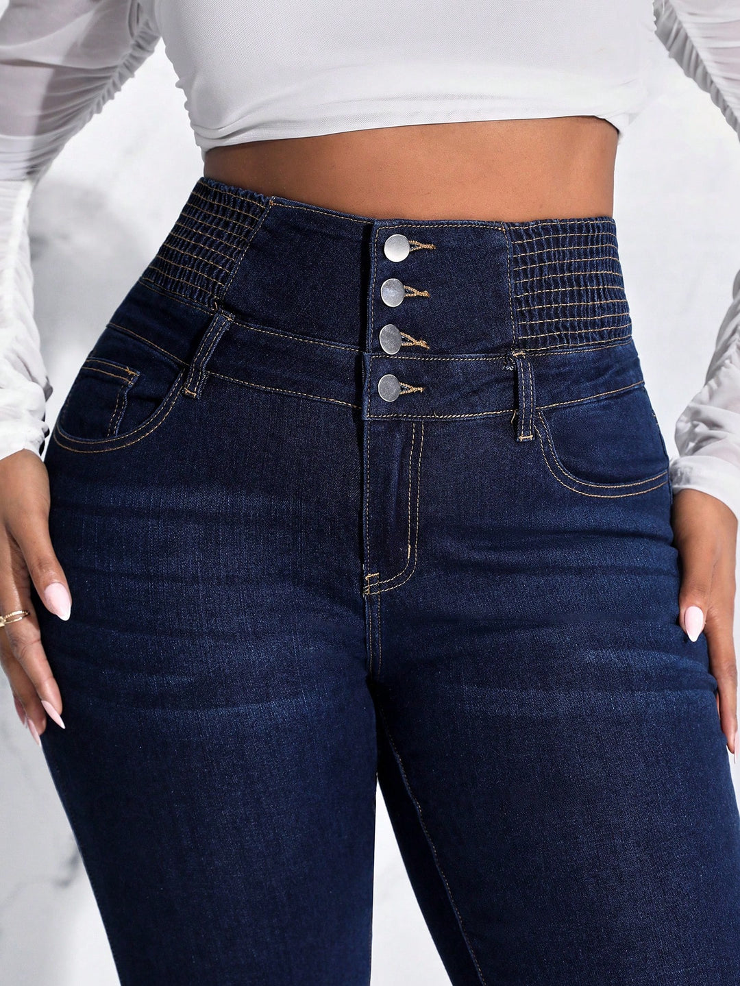 Jeans SHEIN, albastru