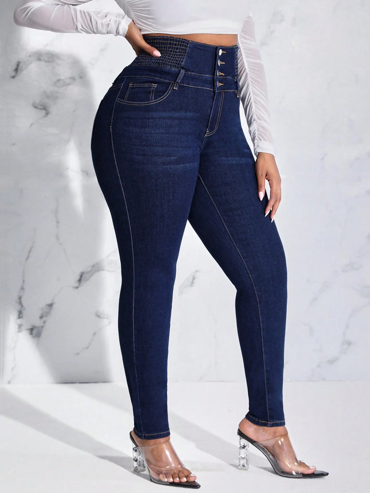 Jeans SHEIN, albastru