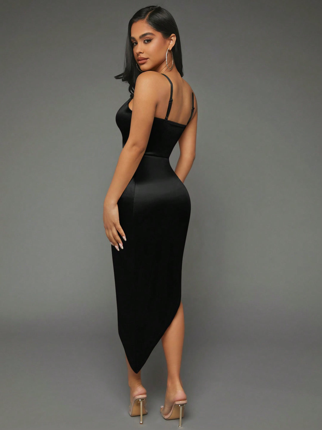 Rochie midi SHEIN, negru