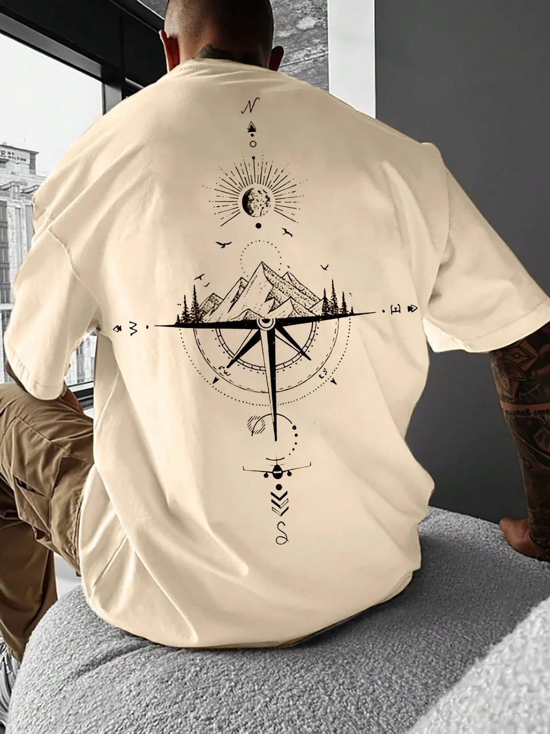 Tricou Shein, crem