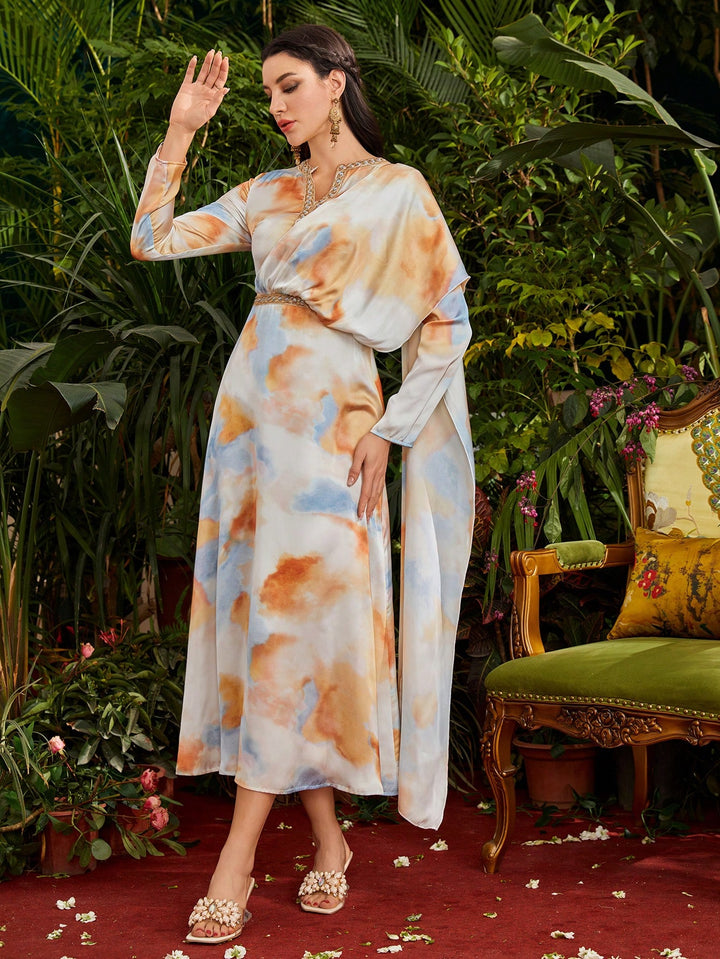 Rochie etnică SHEIN, mix culori