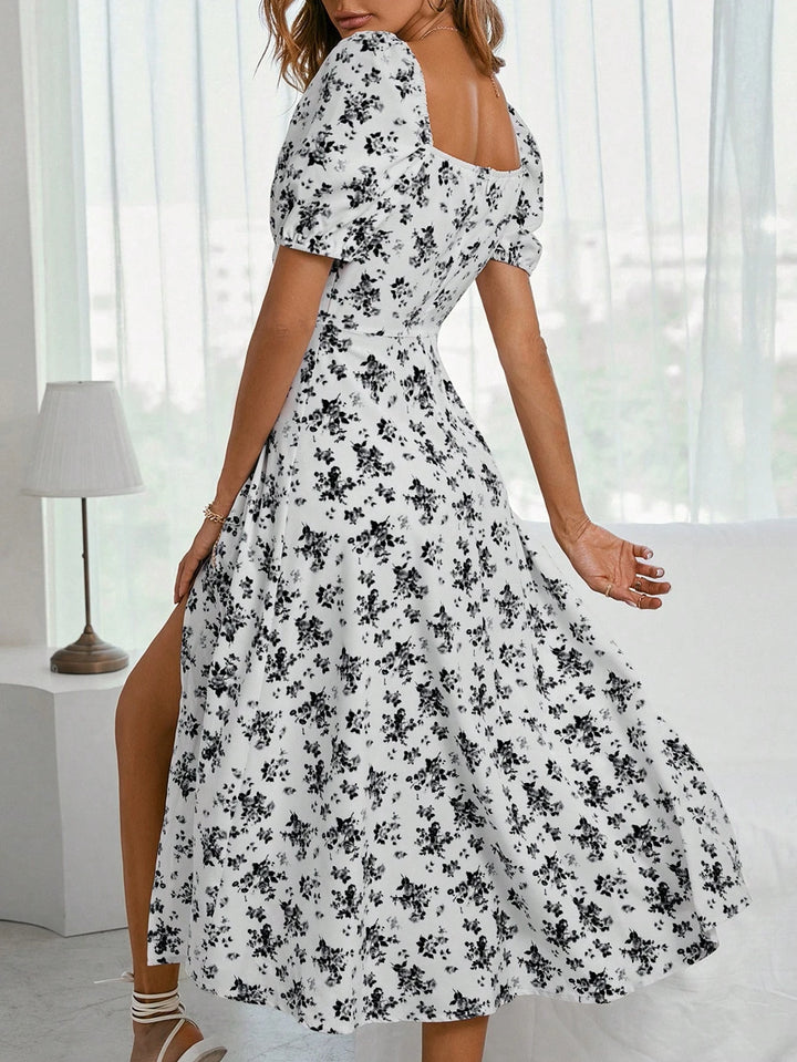 Rochie midi SHEIN, alb