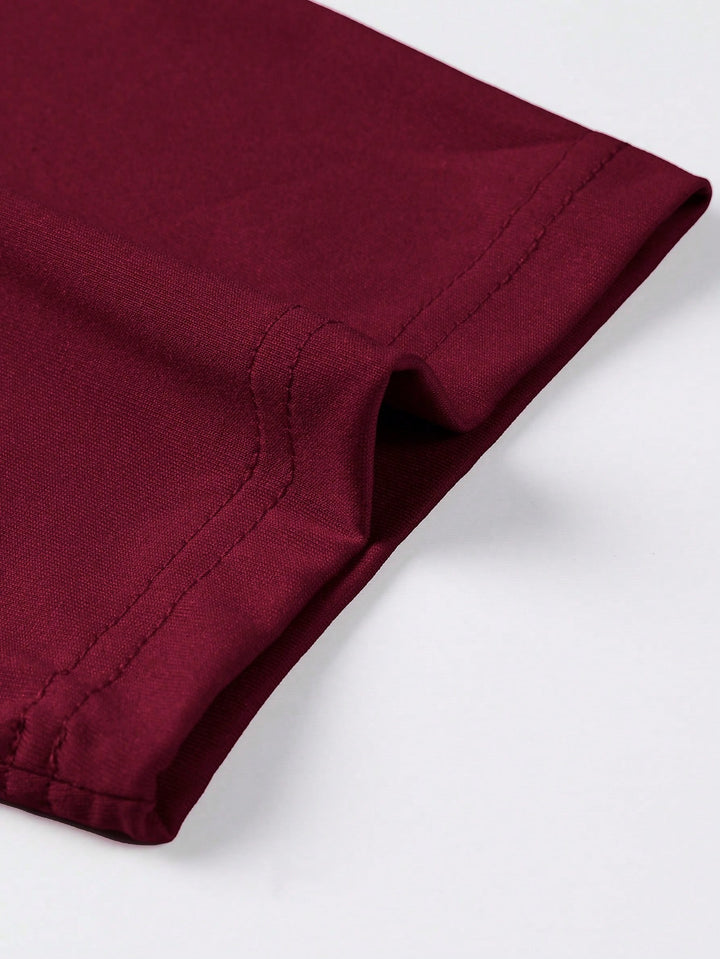 Tricou SHEIN, vișiniu