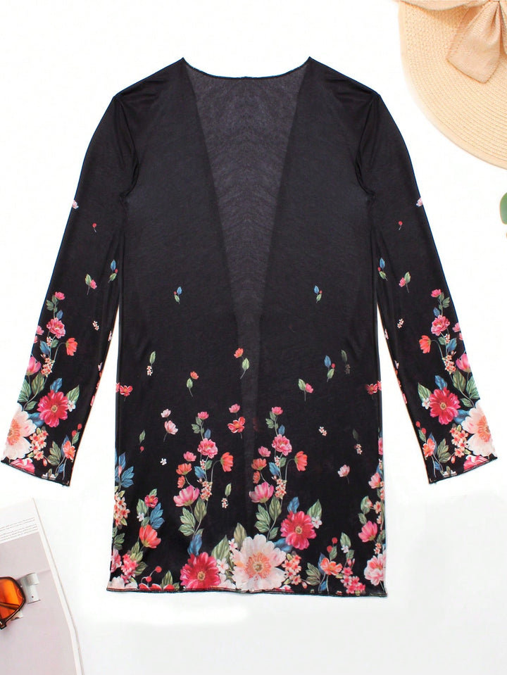 Kimono SHEIN, negru