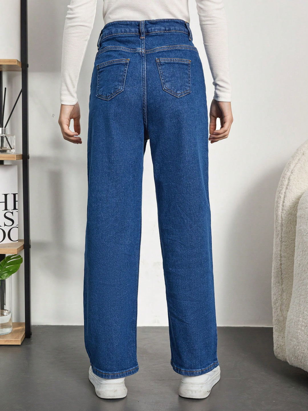 Jeans SHEIN, albastru