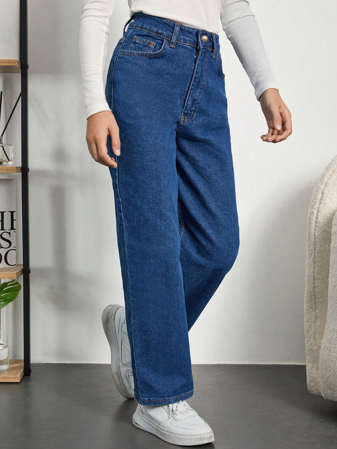 Jeans SHEIN, albastru